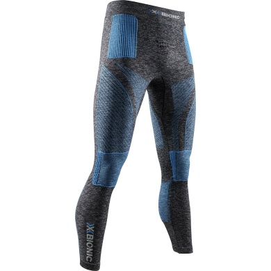 X-Bionic Funktionshose Energy Accumulator 4.0 Melange Pant Lang (Wintersport) grau/blau Herren